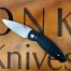 Olamic Cutlery Wayfarer 247 Satin CTS-XHP Drop Point Antique Entropic Ti Flipper Acid Rain Blue Ano Accents