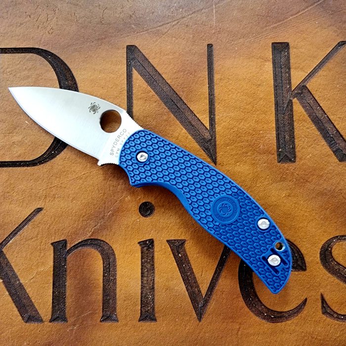Spyderco Sage 5 Lightweight C123PCBL Blue FRN Satin SPY27 Compression Lock