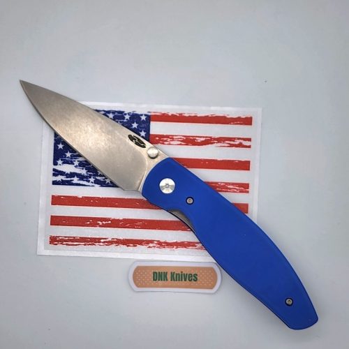 Three Rivers Mfg Atom Royal Blue G10 Stonewashed Magnacut