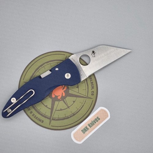 Spyderco MicroJimbo C264GPCBL Cobalt Blue G10 CPM-SPY27