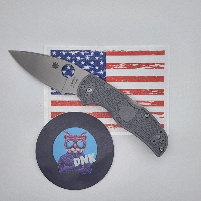 Spyderco Native 5 C41PGY5 Gray FRN Maxamet Blade
