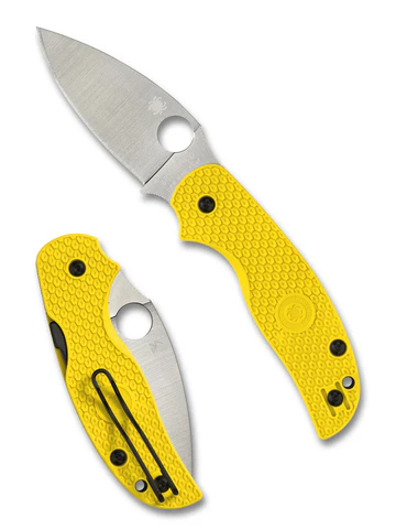 Spyderco C123PYL Sage 5 Salt Lightweight Compression Lock Magnacut Blade