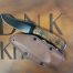 Protech 5401 Malibu Flipper Blue Aluminum Button Lock Stonewash Magnacut Reverse Tanto