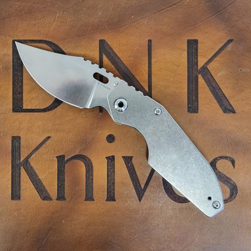 Strider Gibble XL Stonewashed CPM154 Stonewashed Titanium Frame Performance Center Preowned