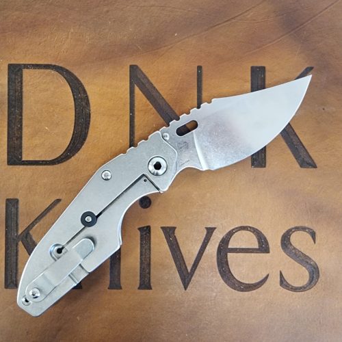 Strider Gibble XL Stonewashed CPM154 Stonewashed Titanium Frame Performance Center Preowned