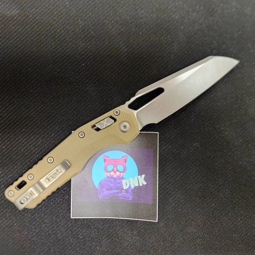 Microtech MSI 210-10APFLGTTA FLUTED TAN G10 APOCALYPTIC