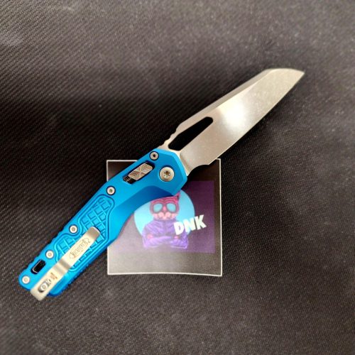 Microtech MSI 210-10APFRBL FRAG BLUE G10 APOCALYPTIC