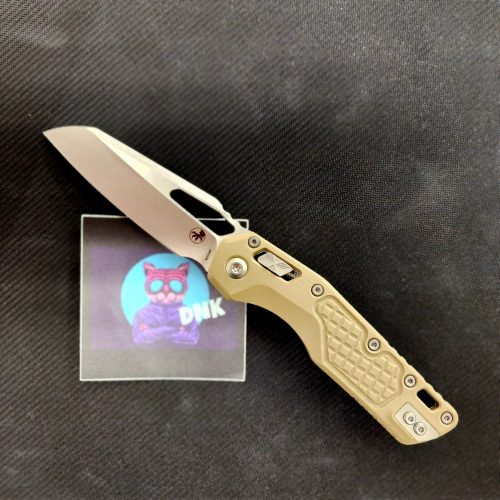Microtech MSI 210-10FRGTTA FRAG TAN G10 STONEWASHED M390MK