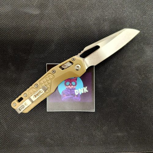Microtech MSI 210-10FRGTTA FRAG TAN G10 STONEWASHED M390MK