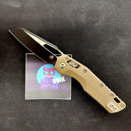 Microtech MSI 210-1FLGTTA FLUTED TAN G10 BLACK M390MK