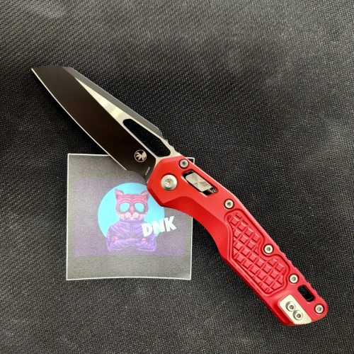 Microtech MSI 210-1FRRD FRAG RED ALUMINUM BLACK M390MK