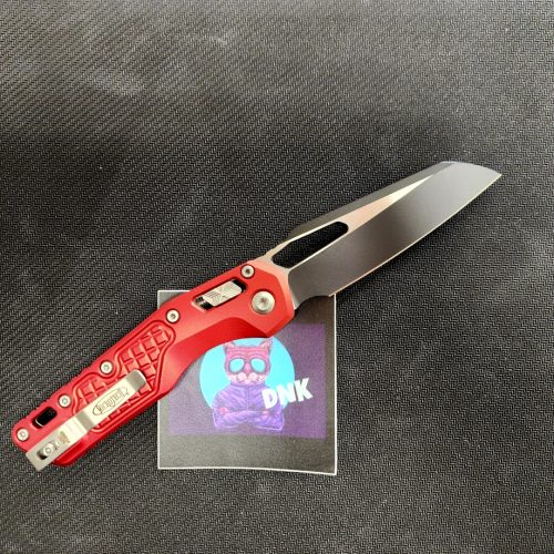 Microtech MSI 210-1FRRD FRAG RED ALUMINUM BLACK M390MK