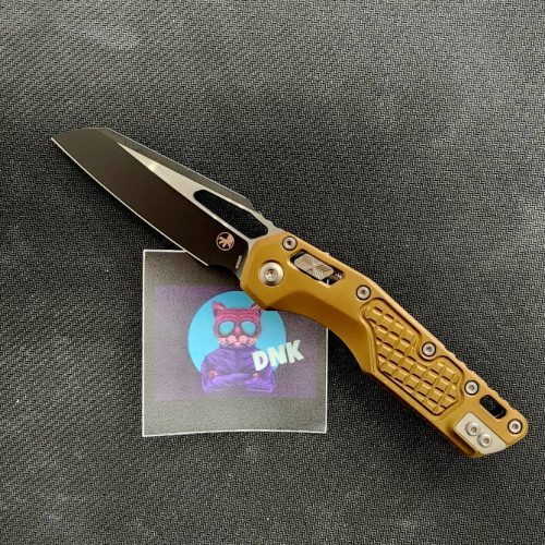 Microtech MSI 210-1FRTA FRAG TAN ALUMINUM BLACK M390MK