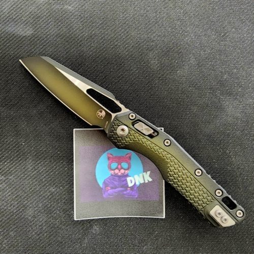 Microtech MSI 210T-1PMFBO Bazooka Green Cerakote Polymer Green M390MK