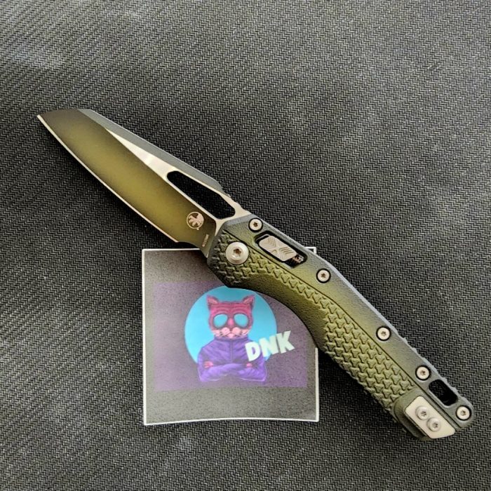 Microtech MSI 210T-1PMFBO Bazooka Green Cerakote Polymer Green M390MK