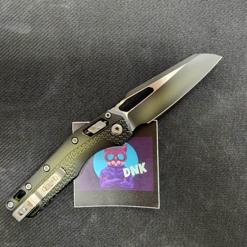Microtech MSI 210T-1PMFBO Bazooka Green Cerakote Polymer Green M390MK