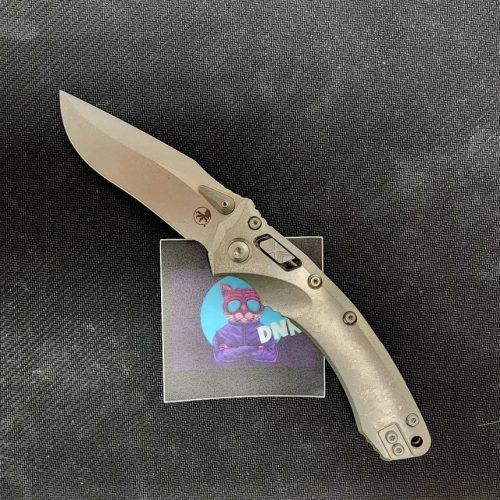 Microtech Marfione Select Amphibian 137RL-10MS1 Stonewash Titanium Bronze Backspacer