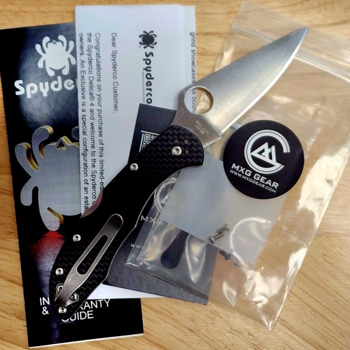 Spyderco Fradon Lock Co. Limited Edition Delica C11FPCFE Preowned - Image 2