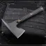 Heretic Knives Nephilim Fixed Blade Dagger Green G10 Battleworn Black