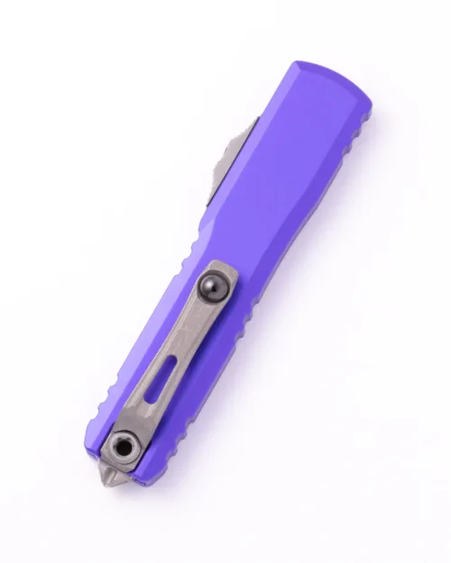 Microtech Ultratech Gen IV 11224-11APPU Apocalyptic Part Serrated Dagger Purple Machined Aluminum