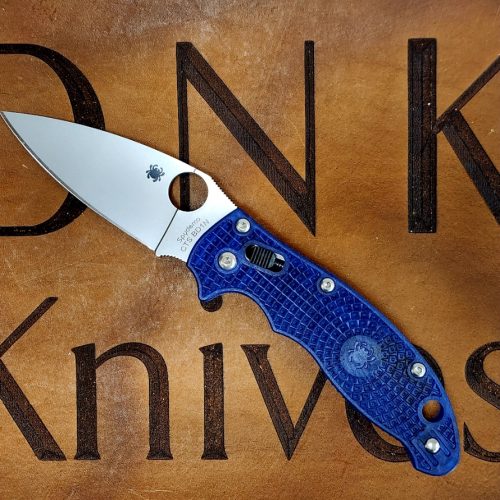 Spyderco Manix 2 C101PBL2 Lightweight Translucent Blue FRN BD1N Blade Ball Bearing Lock