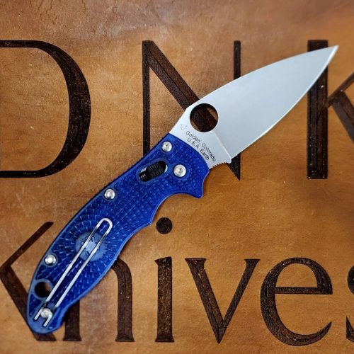 Spyderco Manix 2 C101PBL2 Lightweight Translucent Blue FRN BD1N Blade Ball Bearing Lock