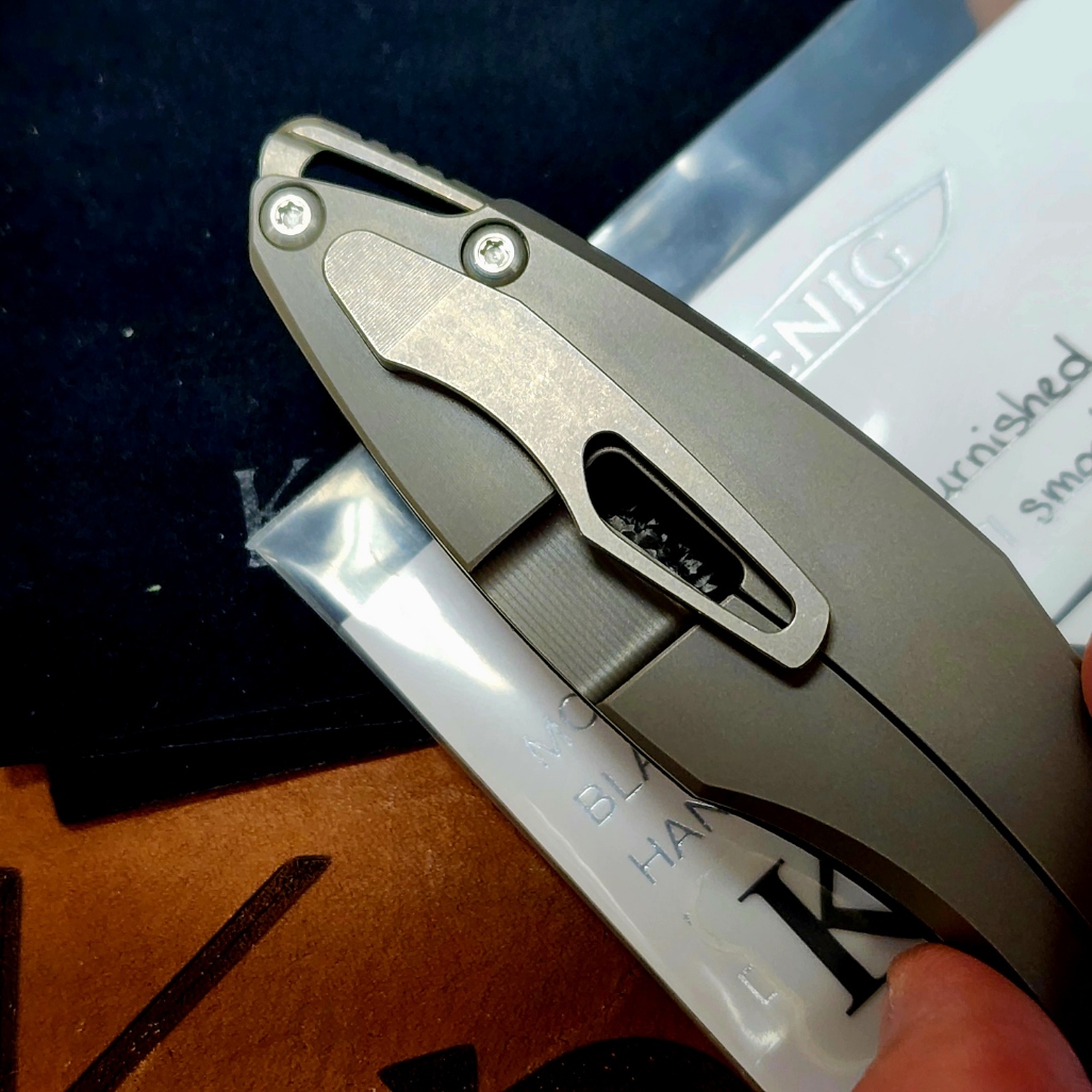 Koenig Arius Carbon Fiber/Titanium Flipper Preowned Koenig Arius Carbon Fiber/Titanium Flipper Preowned - Image 5