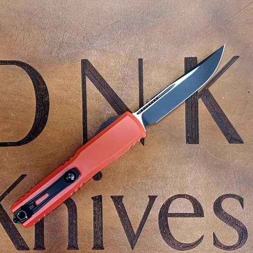 Microtech Ultratech 3 ZBP 1121-1RD Red Machined Aluminum S/E Black M390MK