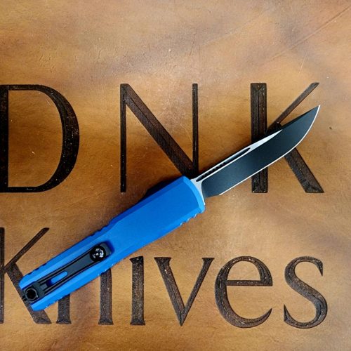 Microtech Ultratech 3 ZBP 1121-1BL Blue Machined Aluminum S/E Black M390MK