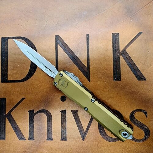 Microtech Ultratech Gen IV 11224-10TA Stonewashed Dagger Tan Machined Aluminum
