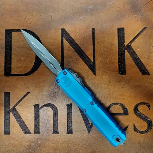 Microtech Ultratech Gen IV 11224-10APTQ Apocalyptic Dagger Turquoise Machined Aluminum