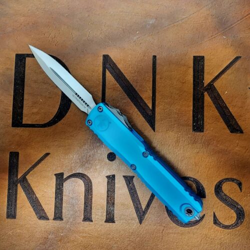 Microtech Ultratech Gen IV 11224-10TQ Stonewashed Dagger Turquoise Machined Aluminum