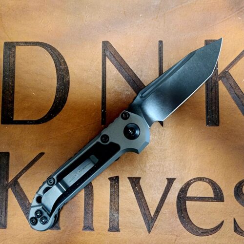 Microtech 1136-1DLCTNCS LUDT Gen III Auto DLC Tanto Natural Clear Aluminum w/Grip Insert