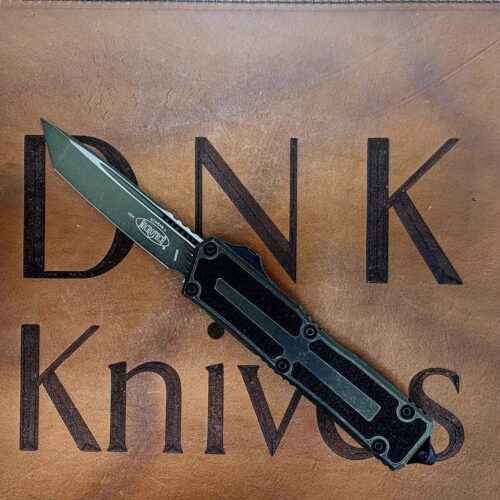 Microtech Scarab ll Gen lll 1279-1WGG Weathered Grenade Green Tanto Blade and Handle