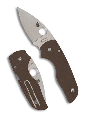 Spyderco Lil Native Sprint Run C230GPBN15V Brown G10 CPM-15V Compression Lock