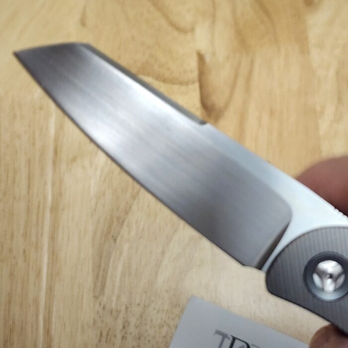 Trevor Burger Model LEXK CFL Titanium Micarta Inlay Elmax Satin Grind - Image 8