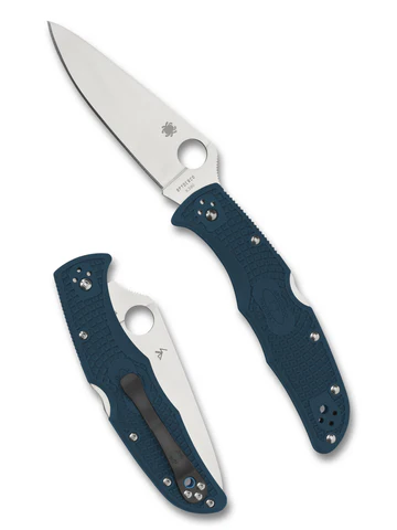 Spyderco Endura 4 C10FPK390 Lightweight Blue FRN Satin K390
