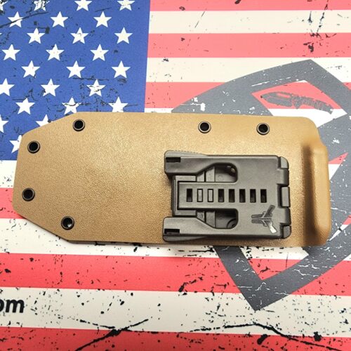 Medford USMC Raider DLC 3V Blade/Hilt Coyote Tan G10 Handles And Kydex Sheath