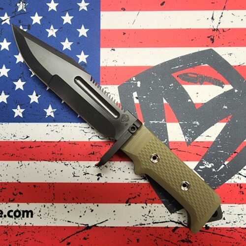 Medford USMC Raider DLC 3V Blade/Hilt OD Green G10 HandlesAnd Kydex Sheath
