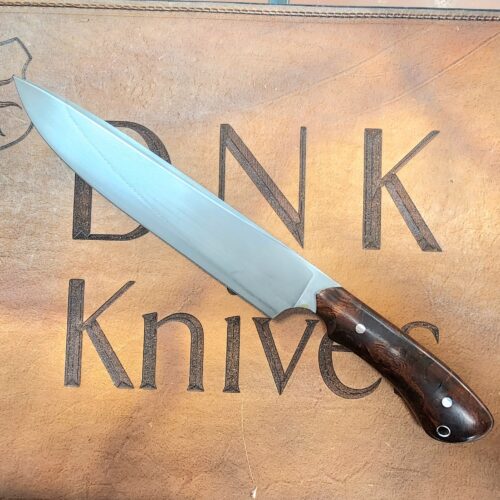 J Neilson Mountain Hollow Hand Rubbed 1084 Carbon Blade Desert Ironwood Burl Scales