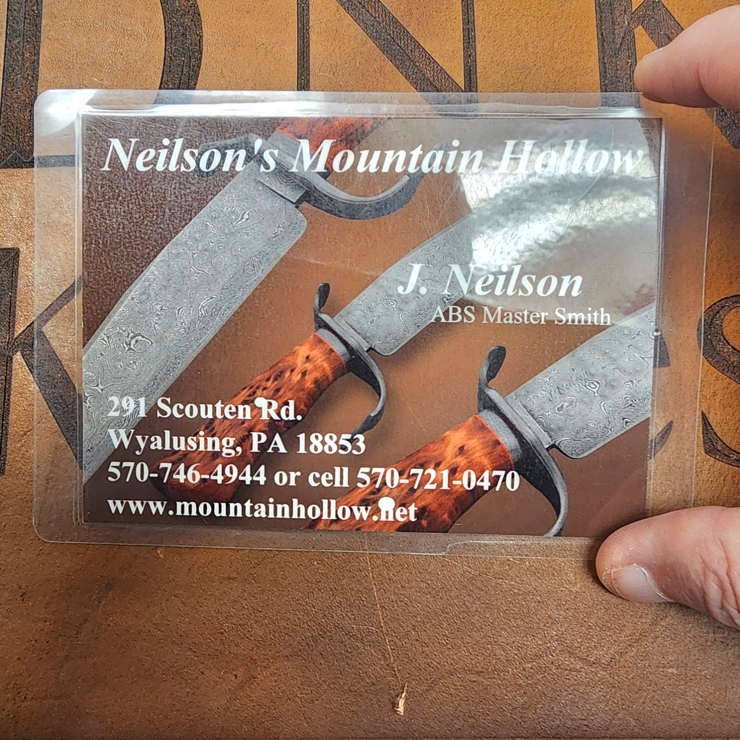 J Neilson Mountain Hollow Hand Rubbed 1084 Carbon Blade Desert Ironwood Burl Scales J Neilson Mountain Hollow Hand Rubbed 1084 Carbon Blade Desert Ironwood Burl Scales - Image 5