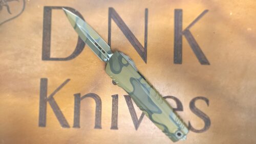 Microtech Luminary ZBP Dagger Backwoods Olive Camo 1270-1WOOCS