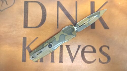 Microtech Luminary ZBP Dagger Backwoods Olive Camo 1270-1WOOCS