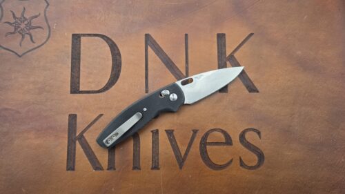 Three Rivers Mfg. Bulldog River Lock Jet Black G10 Stonewashed 20CV