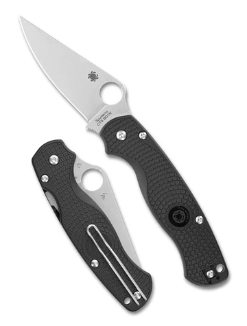 Spyderco Paramilitary 2 C81PBK2 Black Lightweight Satin CTS-BD1 Clip Point