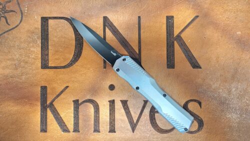 Kershaw Livewire 9000RAWBLK Beskar Raw Aluminum Black Magnacut Spearpoint