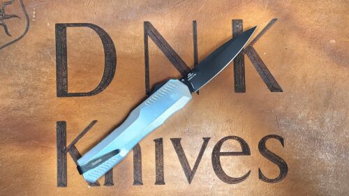 Kershaw Livewire 9000RAWBLK Beskar Raw Aluminum Black Magnacut Spearpoint