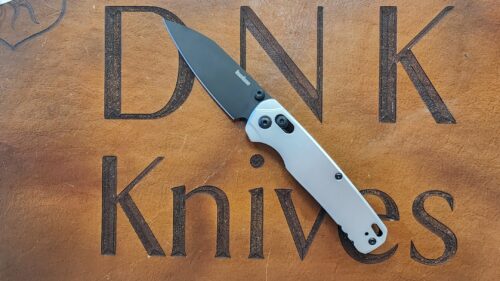 Kershaw Bel Air 6105RAWBLK Raw Aluminum Black MagnaCut Reverse Tanto
