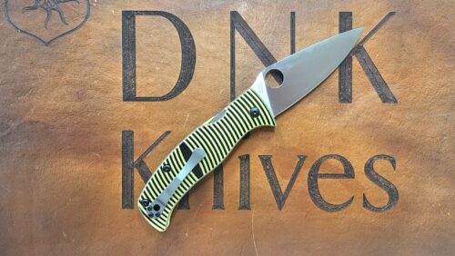 Spyderco Caribbean C217GP G10 LC200N Leaf Plainedge Compression Lock