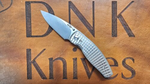 Three Rivers Mfg Neutron 2 Linerlock FRAG Titanium Stonewashed Magnacut Blade
